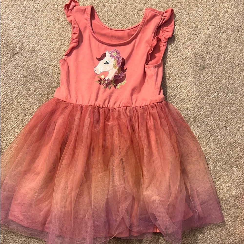 Pink Unicorn Tulle Dress